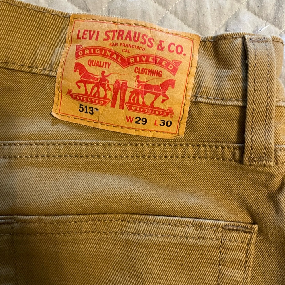 Young men’s Levi's Tan Denim Pants